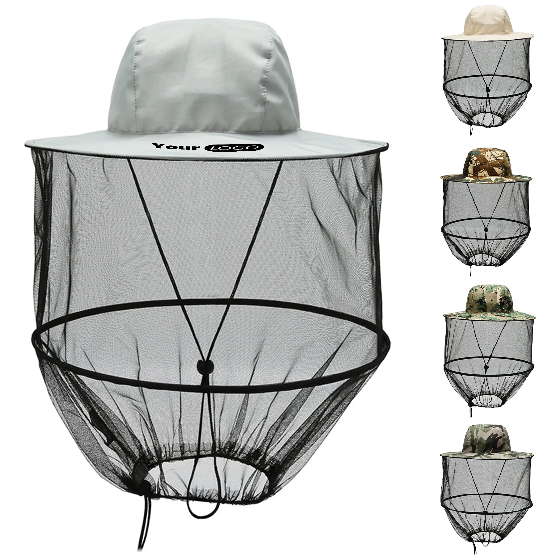 Polyester Portable Sunshade And Sun Protection Fishing Hat 4