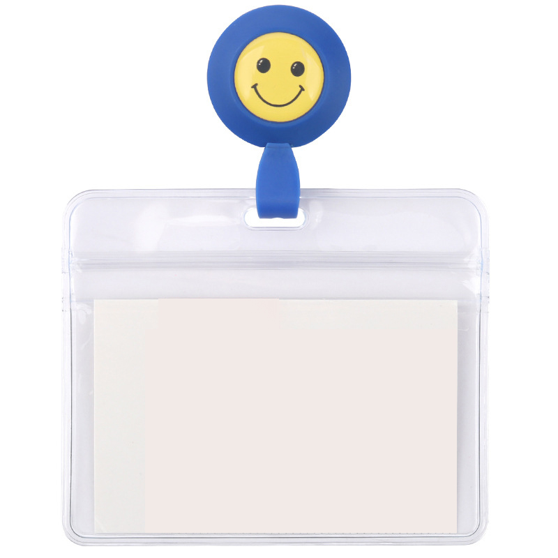 Waterproof Transparent ID Card Badge Holder with Telescopic Lanyard 6