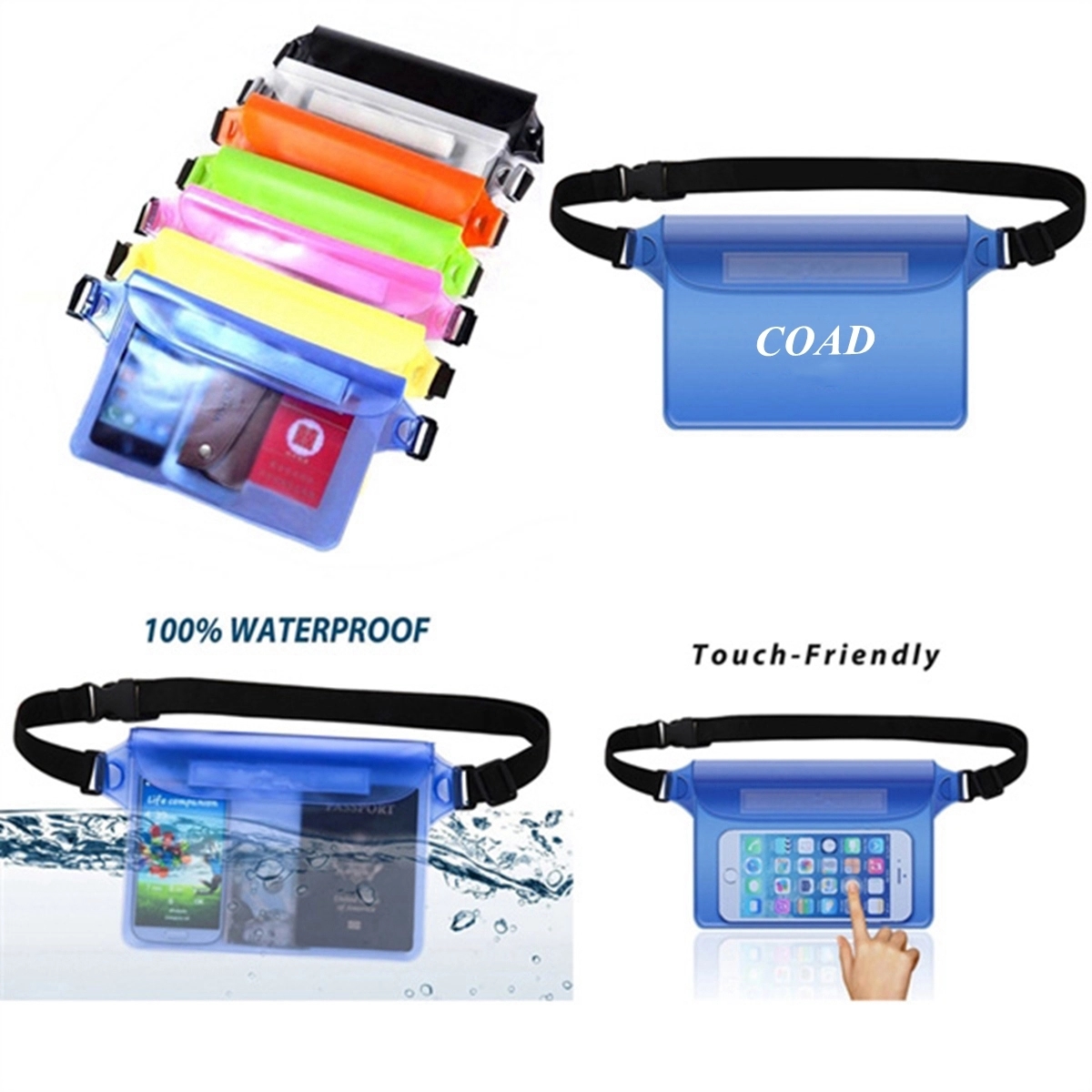 Waterproof Waist Dry Pouch With Belt 5