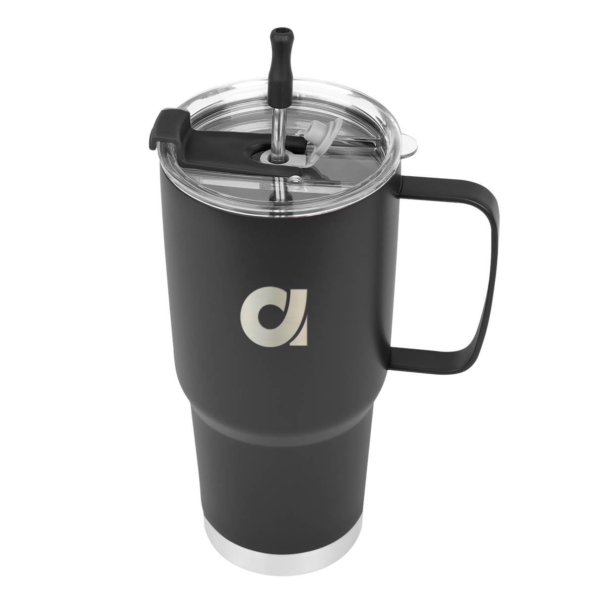 30 Oz. Lisbon Stainless Steel Tumbler With Straw 7