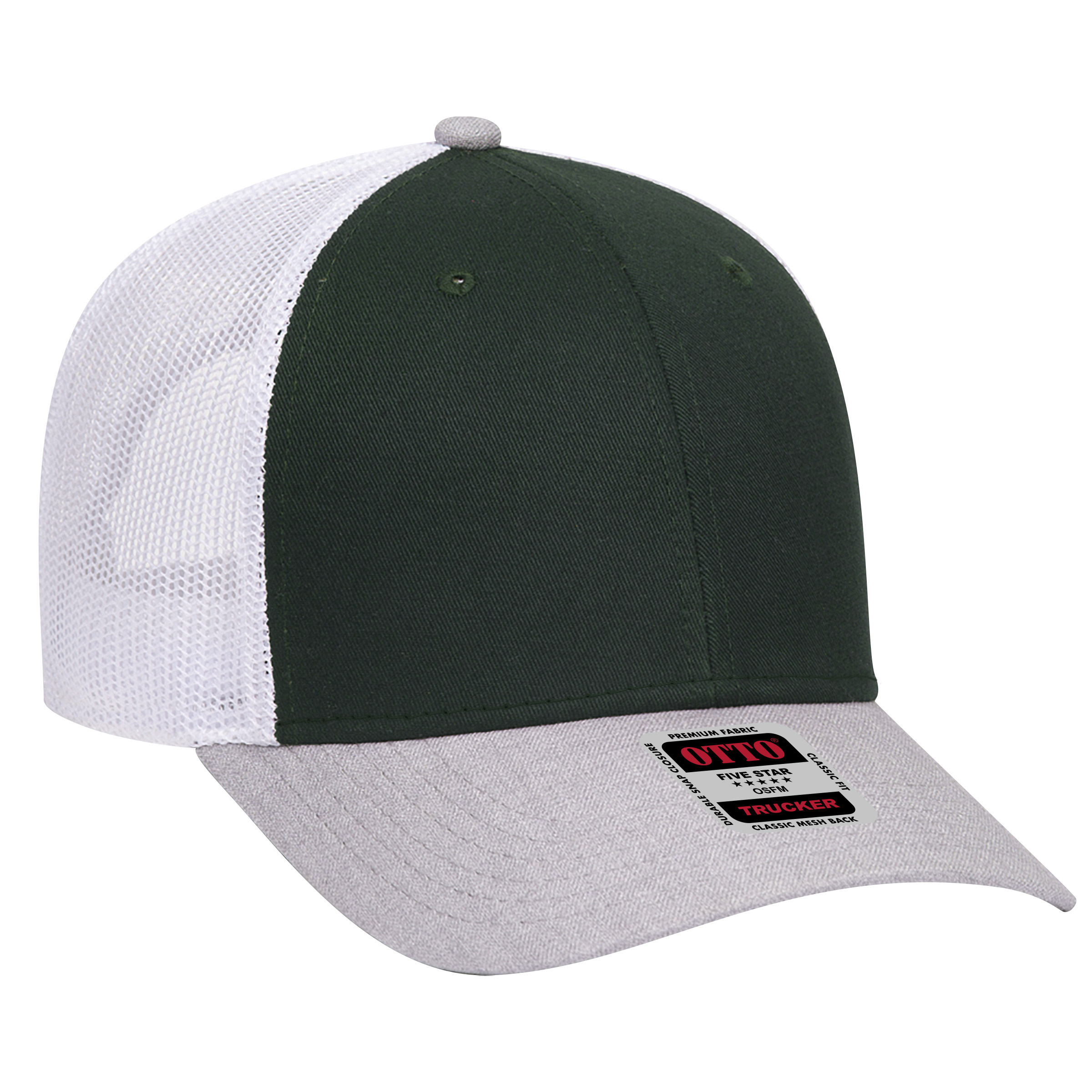 OTTO CAP® 6 Panel Low Profile Mesh Back Trucker Hat 57