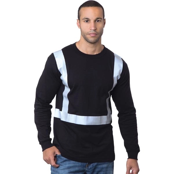 Hi-Vis 100% Cotton L/S Crew Tee 5