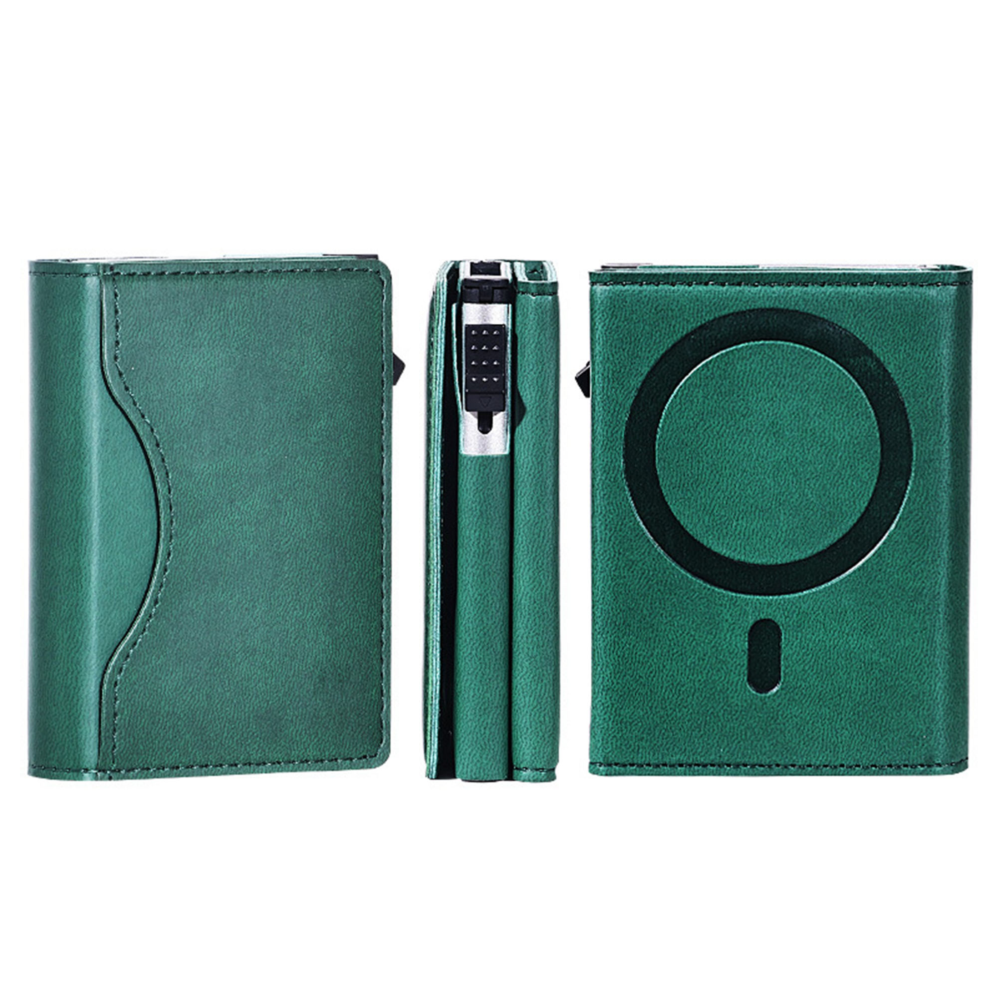 RFID Blocking Leather Wallet Phone Case with Magnetic Closure 6