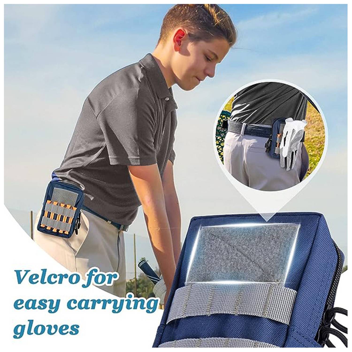 Zippered golf pouch 5