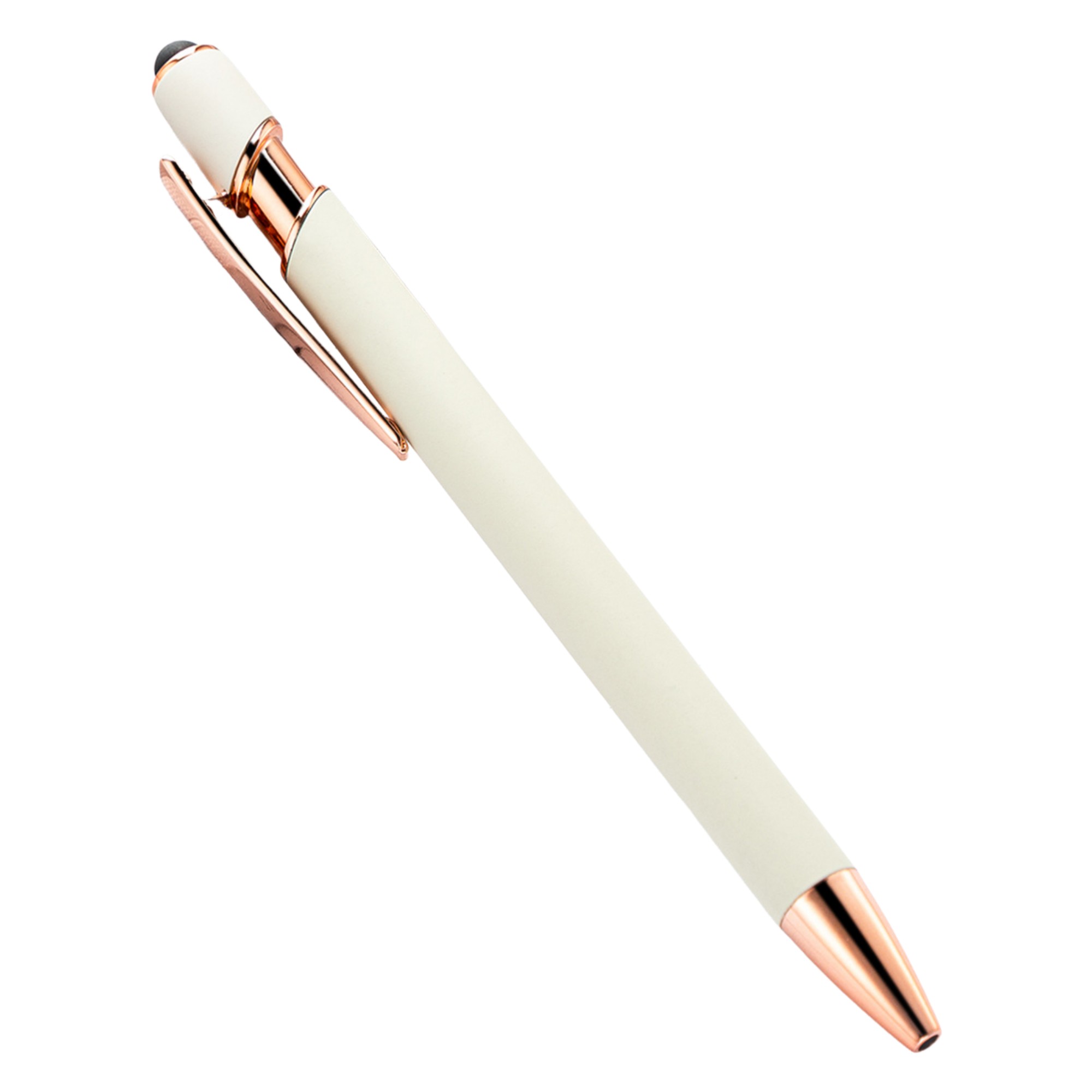 Plastic Metal Dual Function Stylus Ballpoint Pen 5.63" 13
