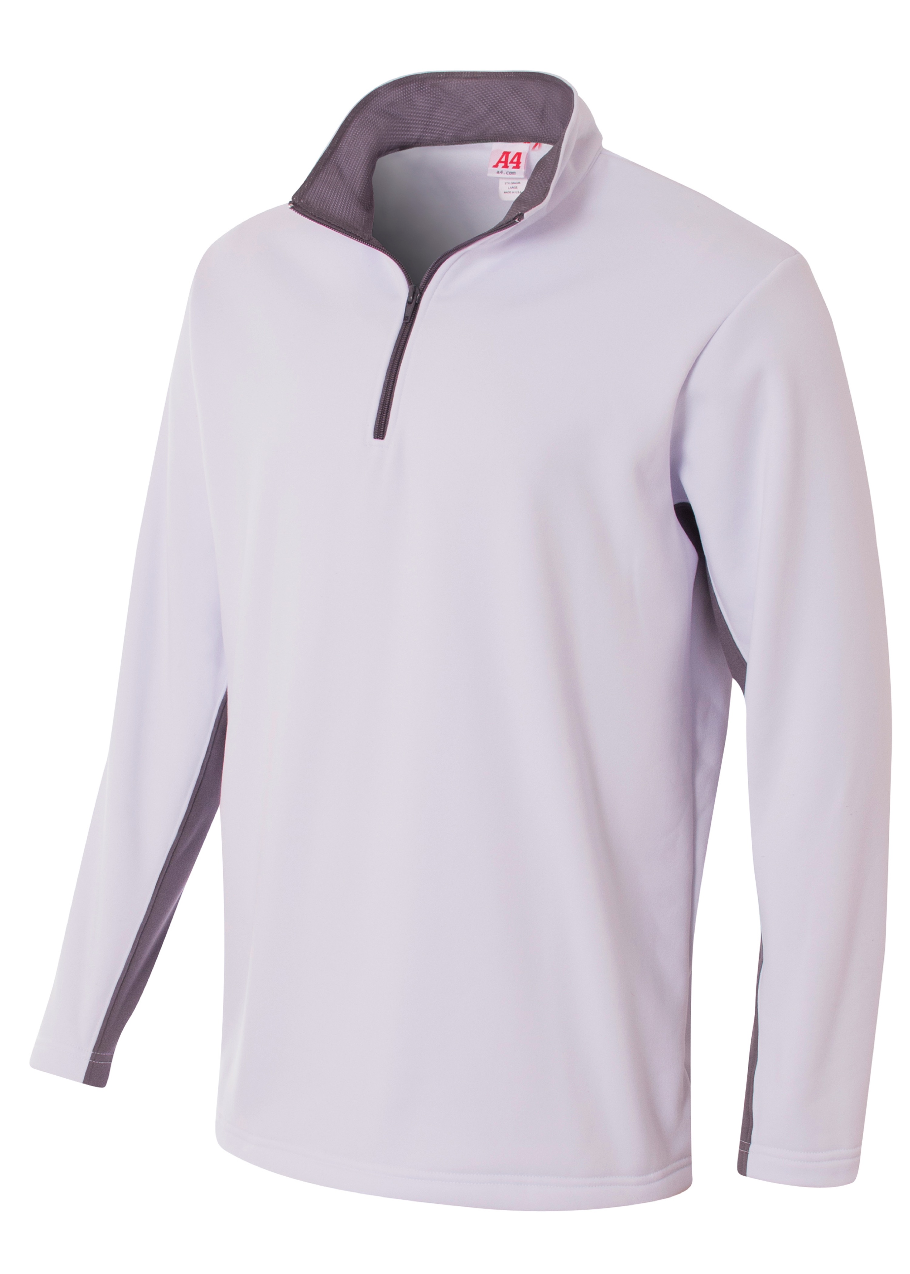 A4 1/4 Zip Color Block Fleece 2