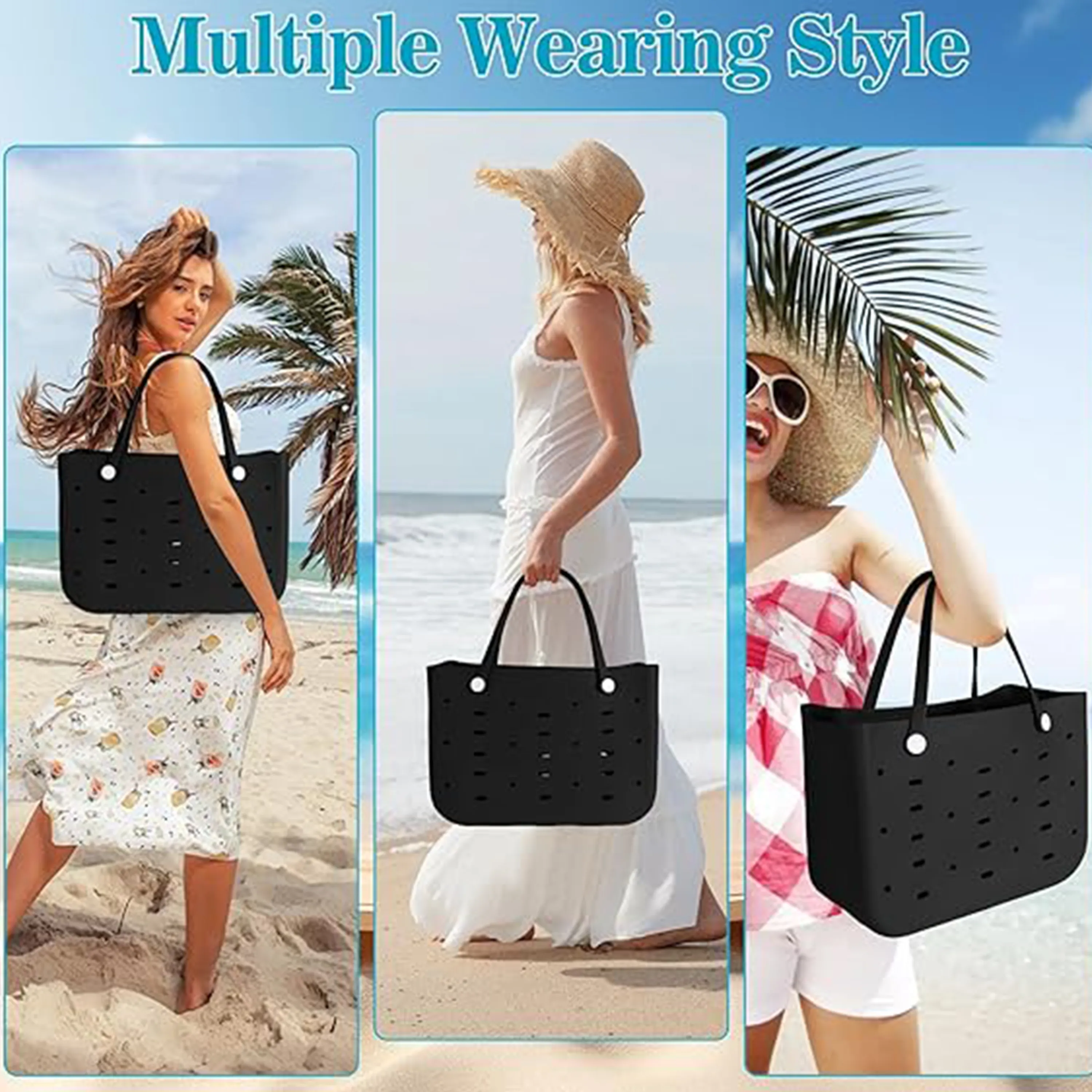 EVA Waterproof Beach Tote Bag 1
