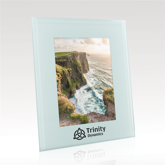 White Glass Photo Frame 1