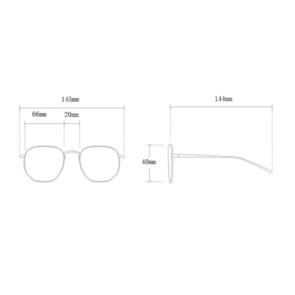 Simple retro sunglasses