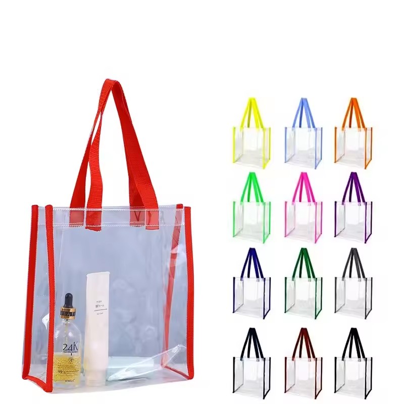 Clear PVC Stadium Tote Bags 2