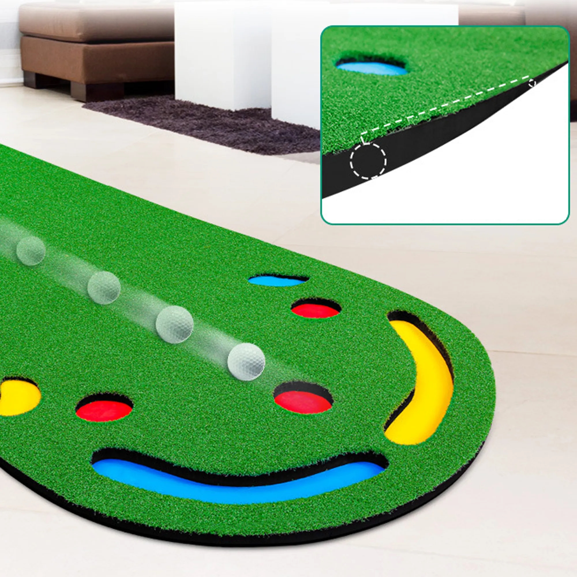 Portable Artificial Simulation Putting Green Mat 4
