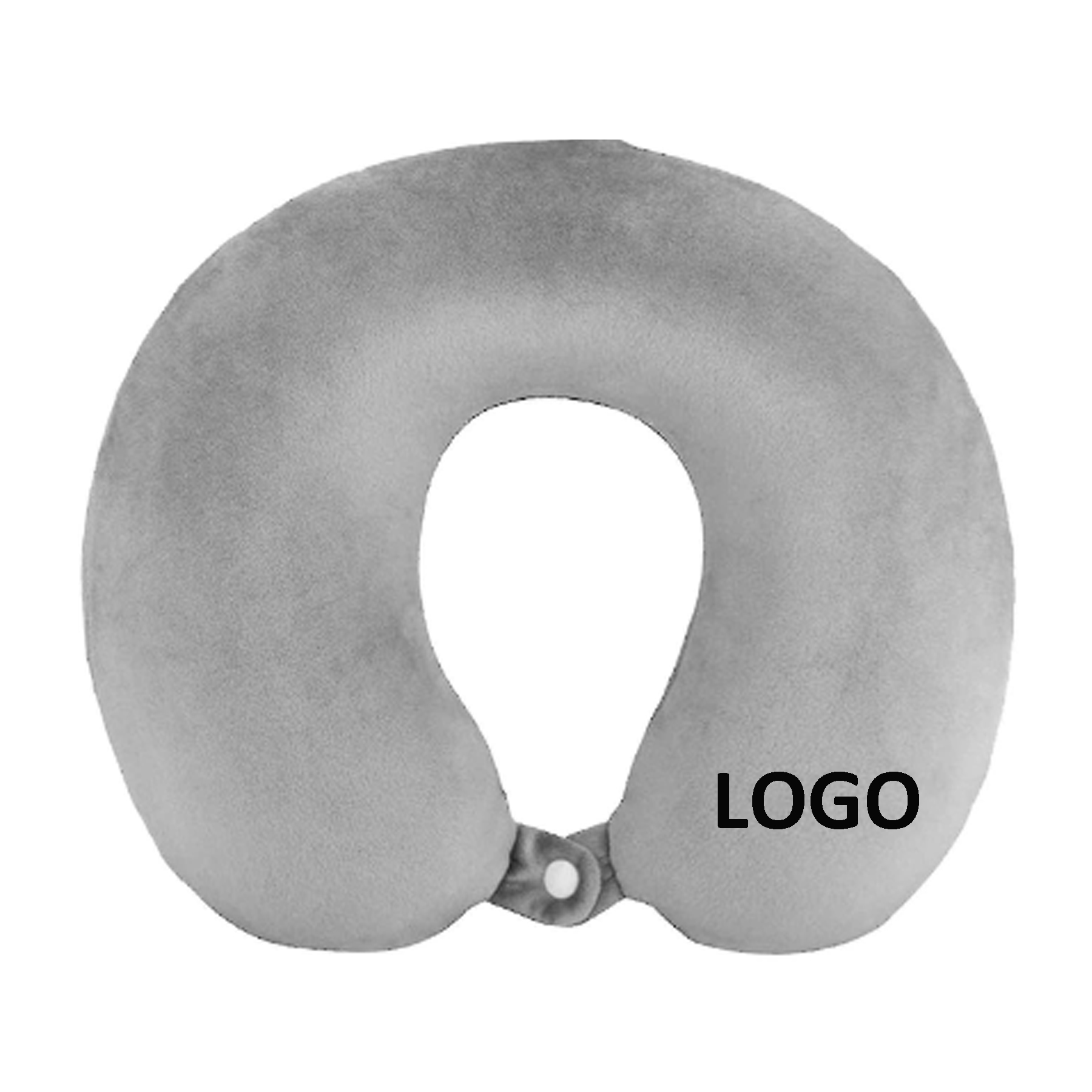 U-Shaped Neck Pillow With Snap Closure 2