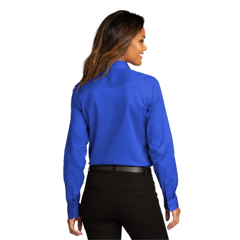 Port Authority Ladies Long Sleeve SuperPro React Twill Shirt. 27