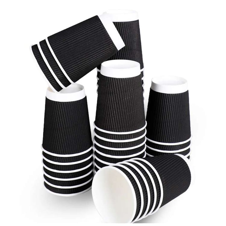 Three Leaf 9oz. Ripple Wall Cups 45 Pack 2