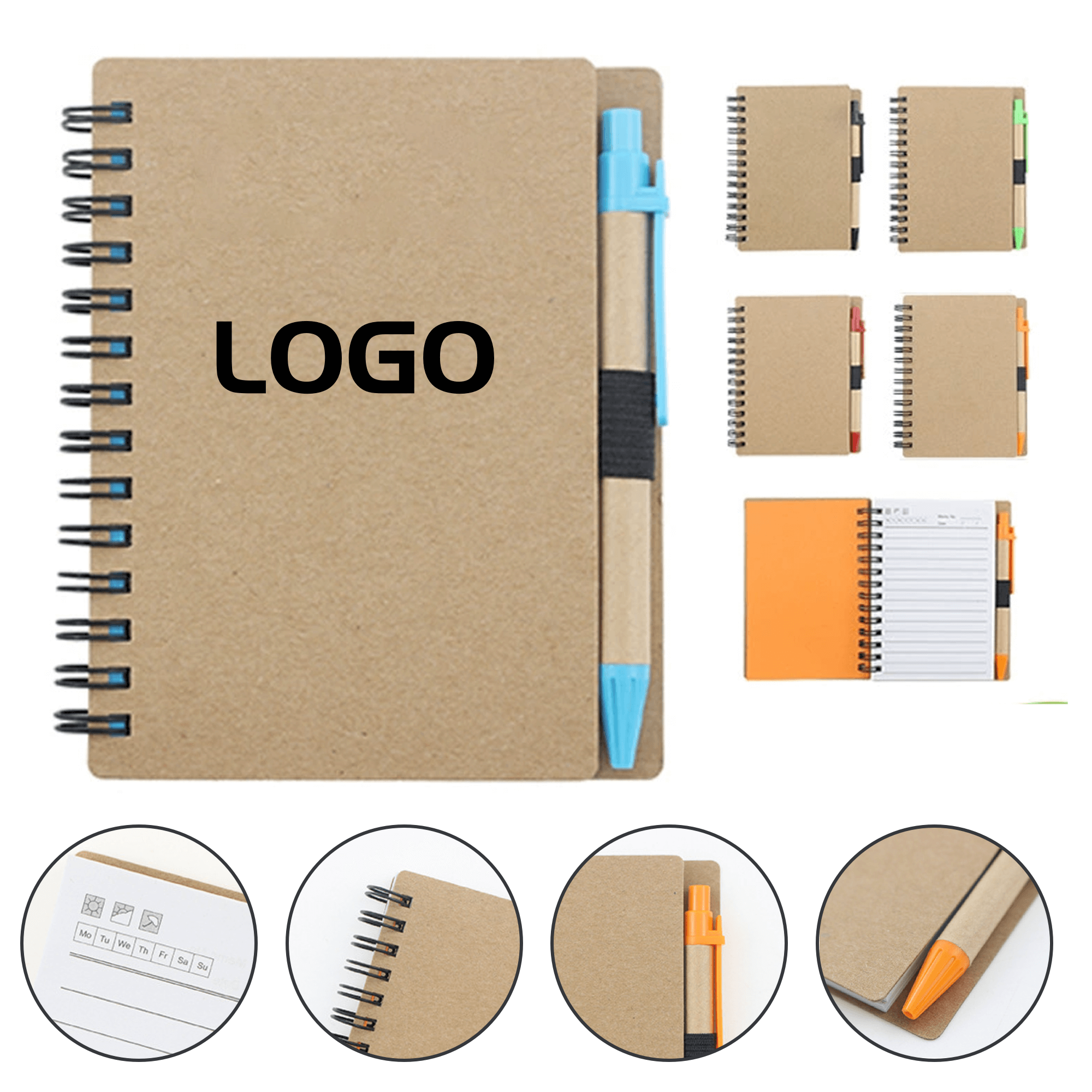 Promotional Spiral Training Event Notebook & Pen 2