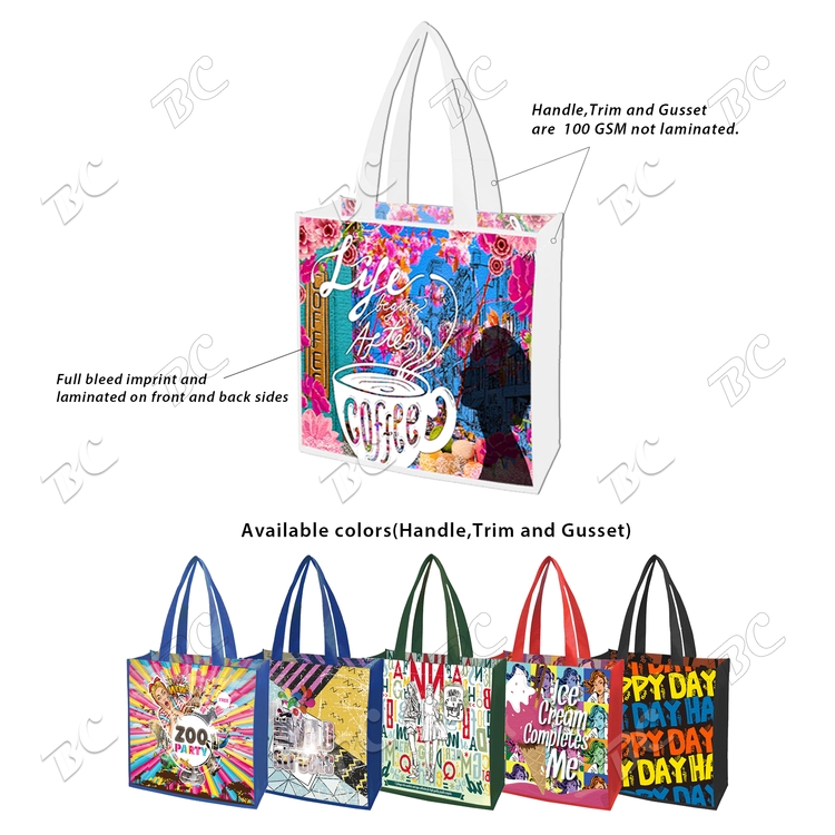 Free Shipping 12 x 13 Small Quantity Custom Laminated Bag 1