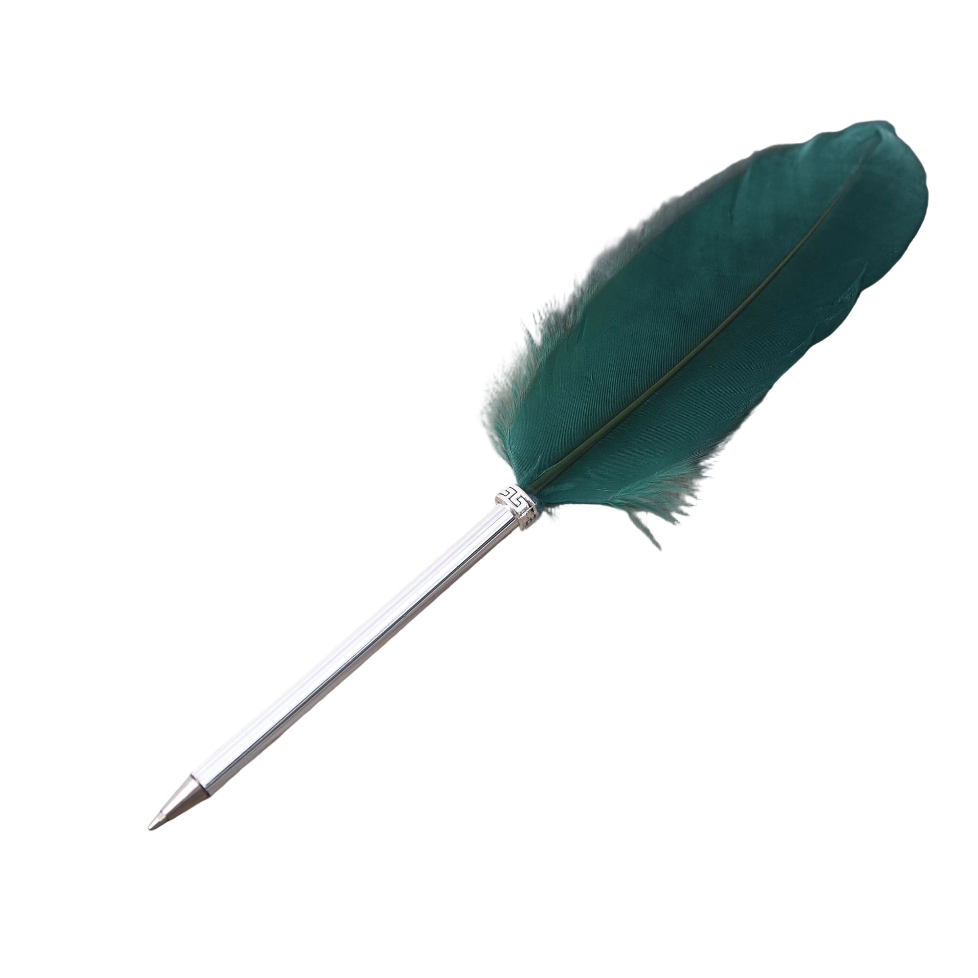 Feather Quill Ballpoint Pen Decorative Writing Gift 1