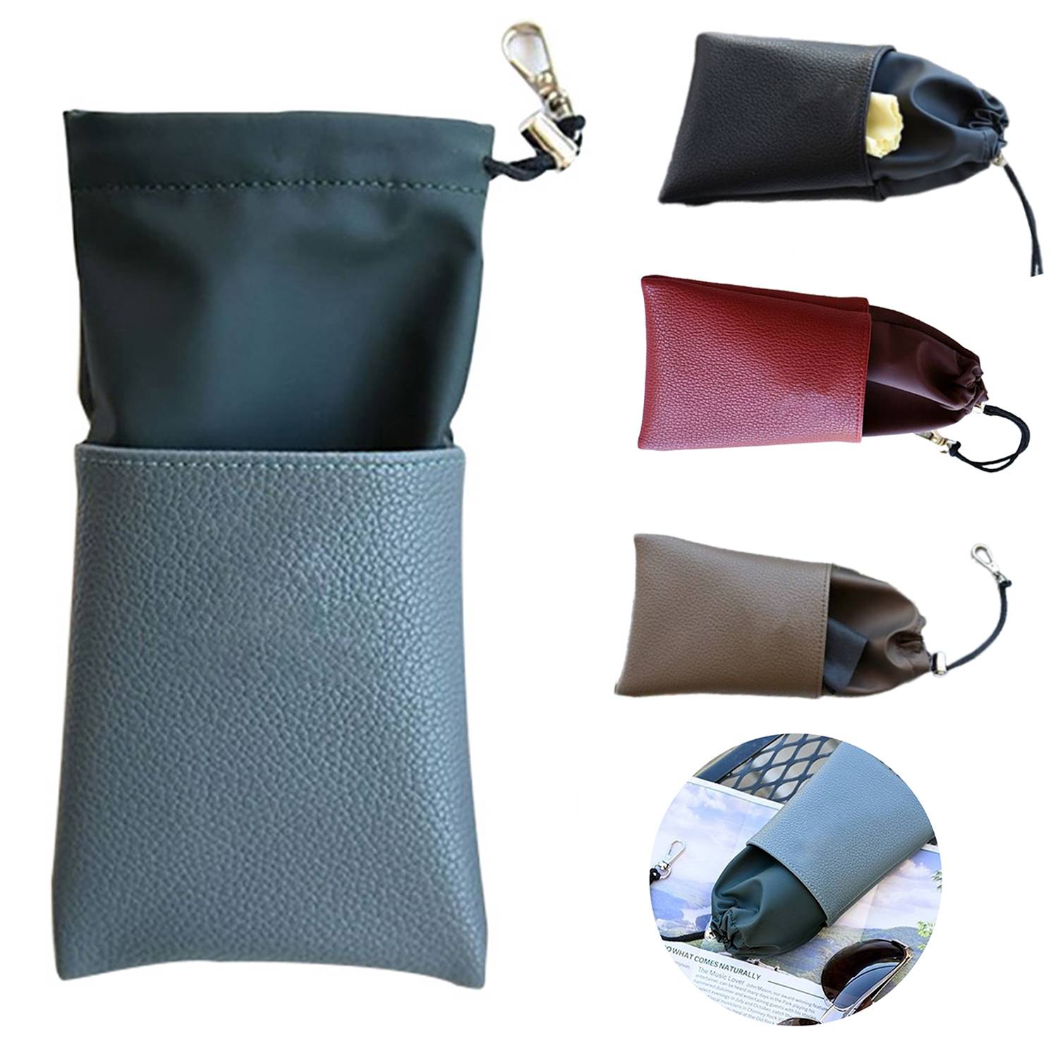 PU Leather Sunglasses Pouch 7