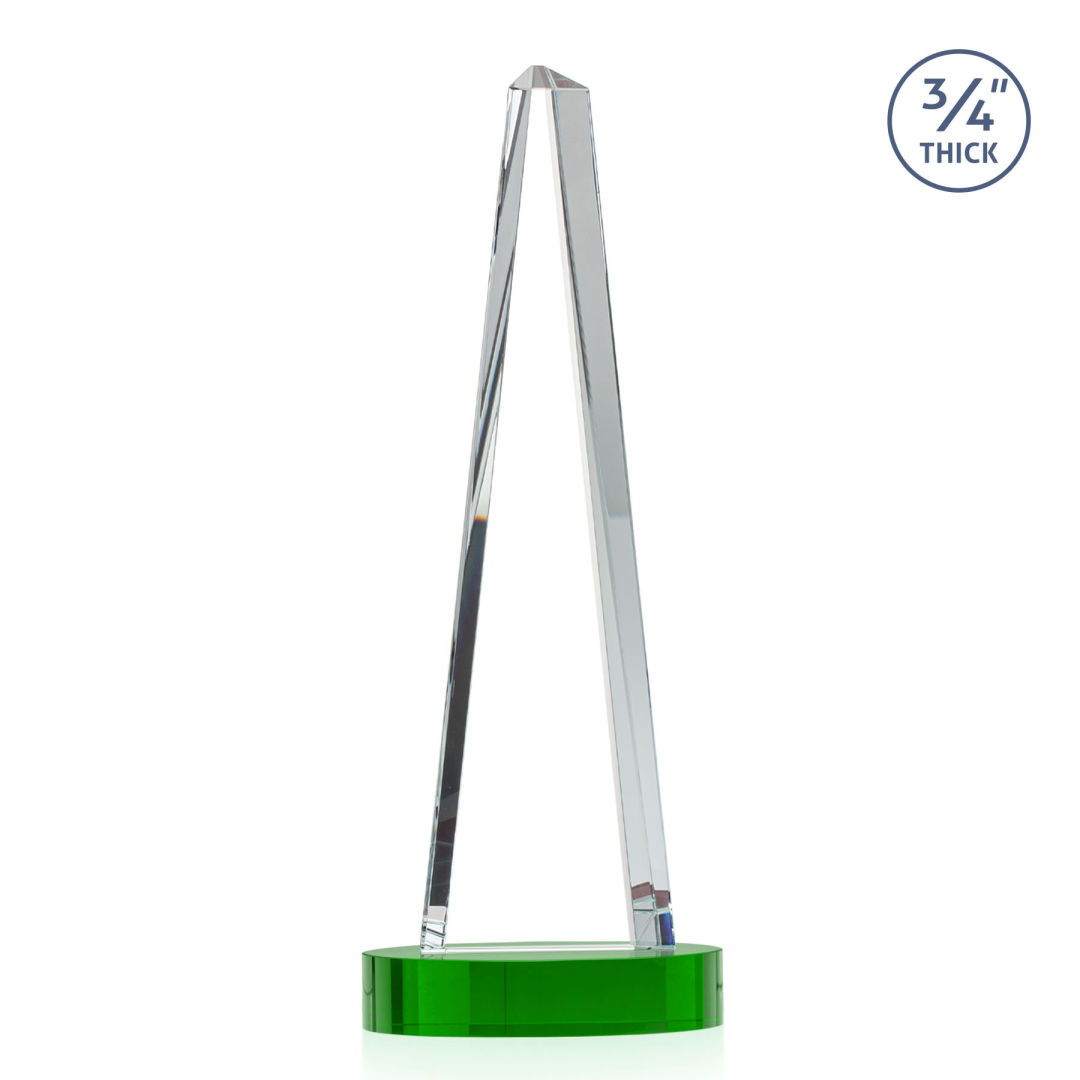 Majestic Tower Award on Alberton Base - Green 2