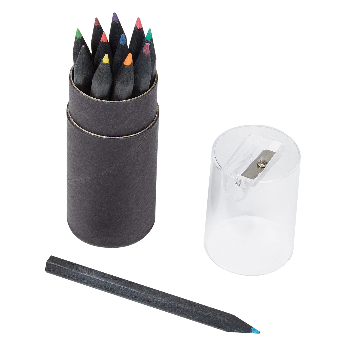 Blackwood 12-Piece Colored Pencil Set In Tube With Sharpener 6