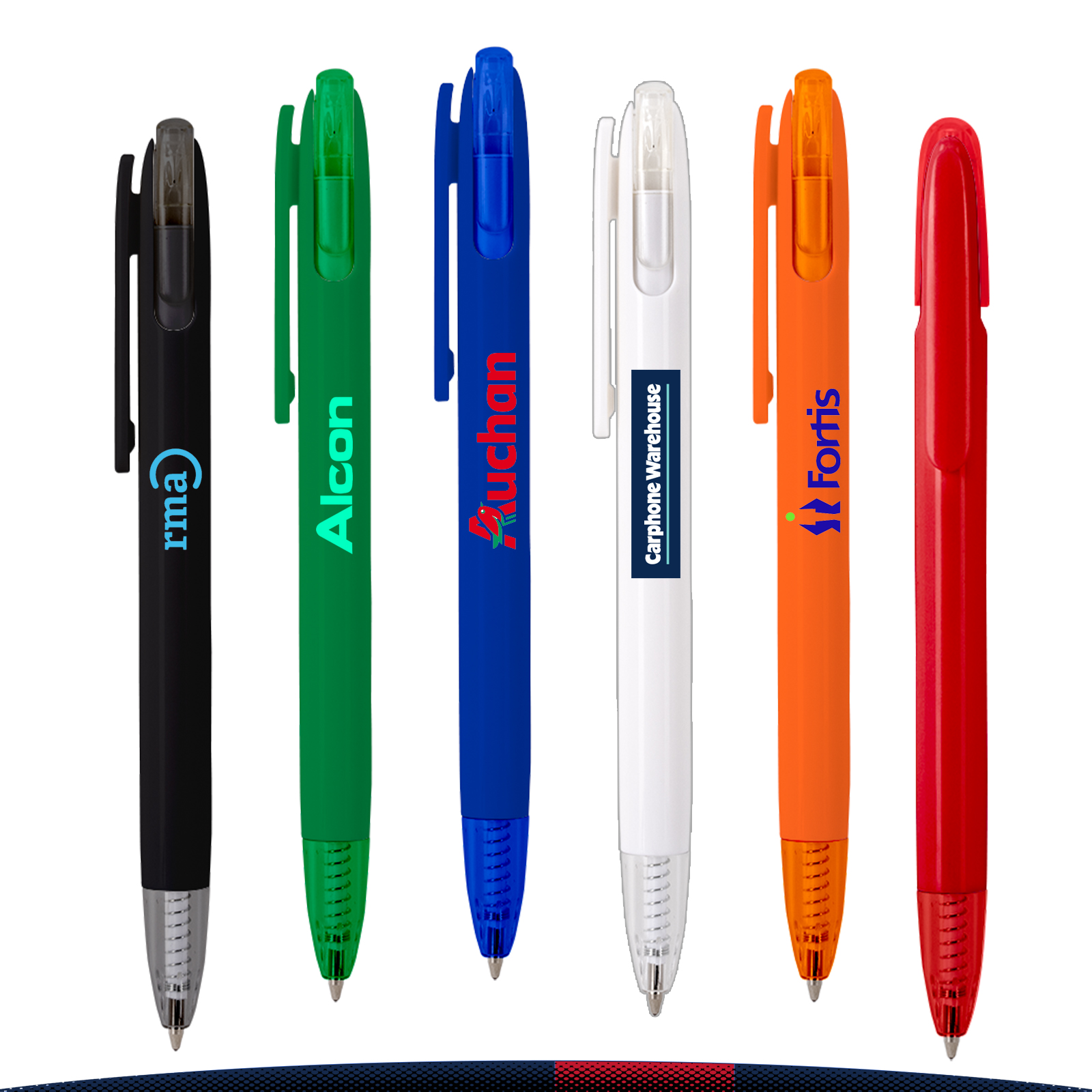 Cairbre Recycled Ballpoint with Transparent Plunger 11
