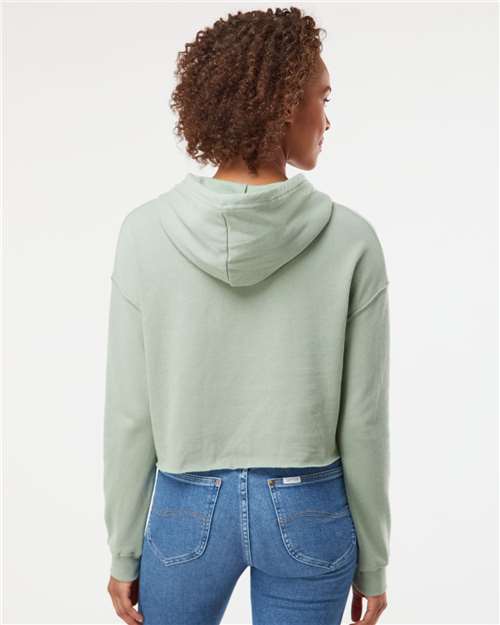 Women's Lightweight Crop Hooded Sweatshirt - AFX64CRP 38
