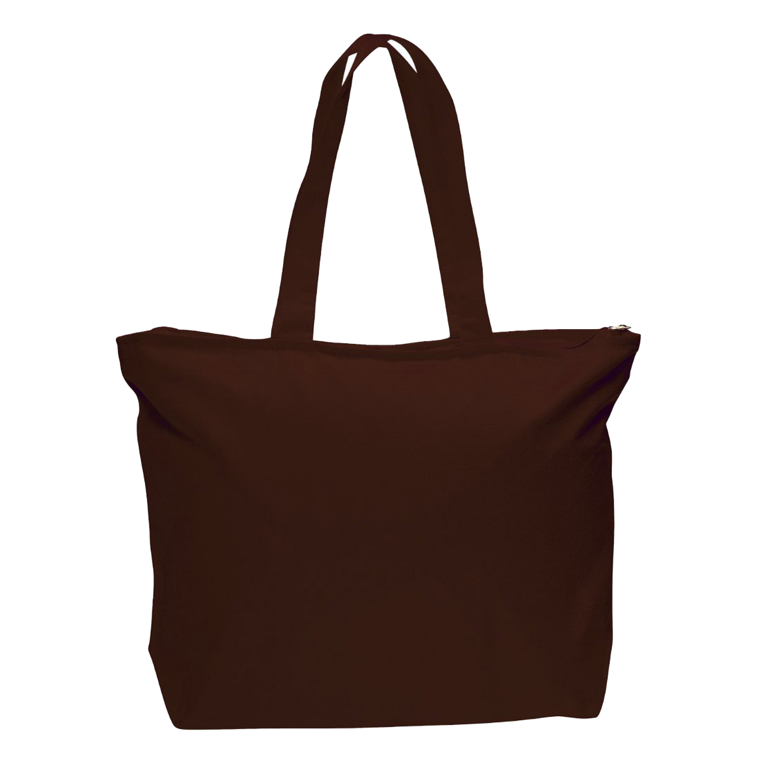 Cotton Canvas Zipper Tote Bag, custom tote bag with logo imprint 6