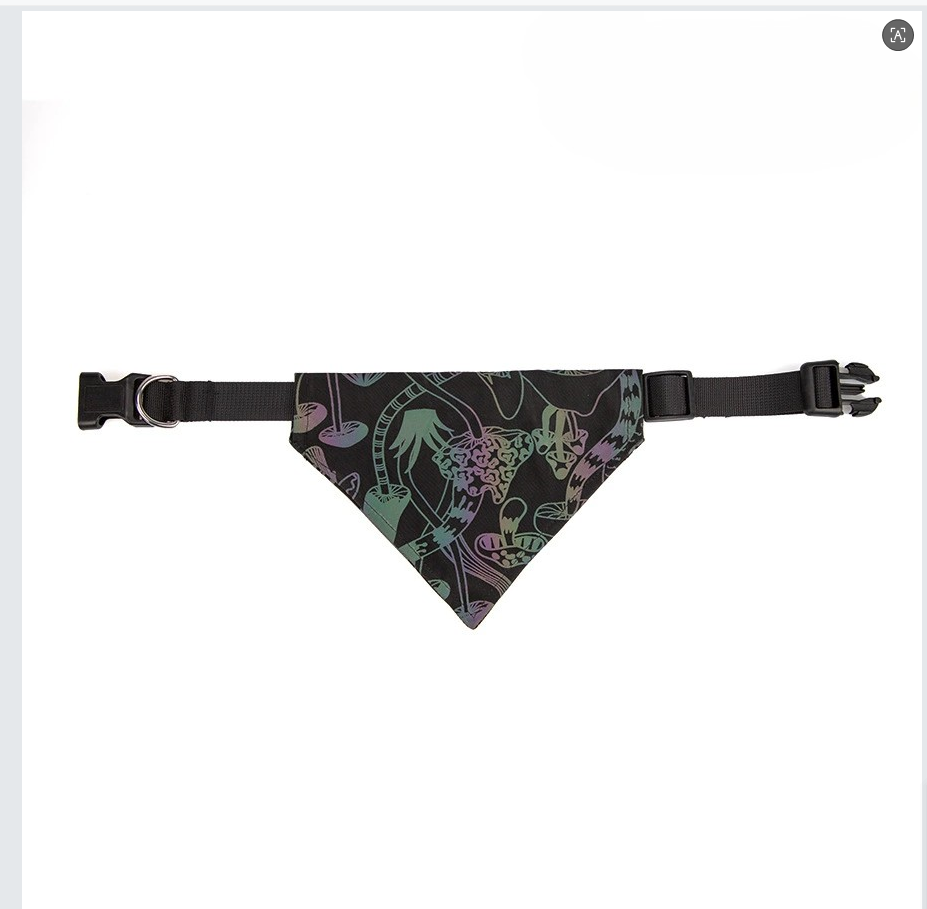 Dog Bandana with Reflective Strip 1