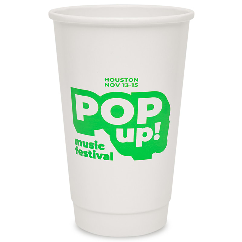 Custom 16 Oz. Double Wall Paper Hot Cups 14