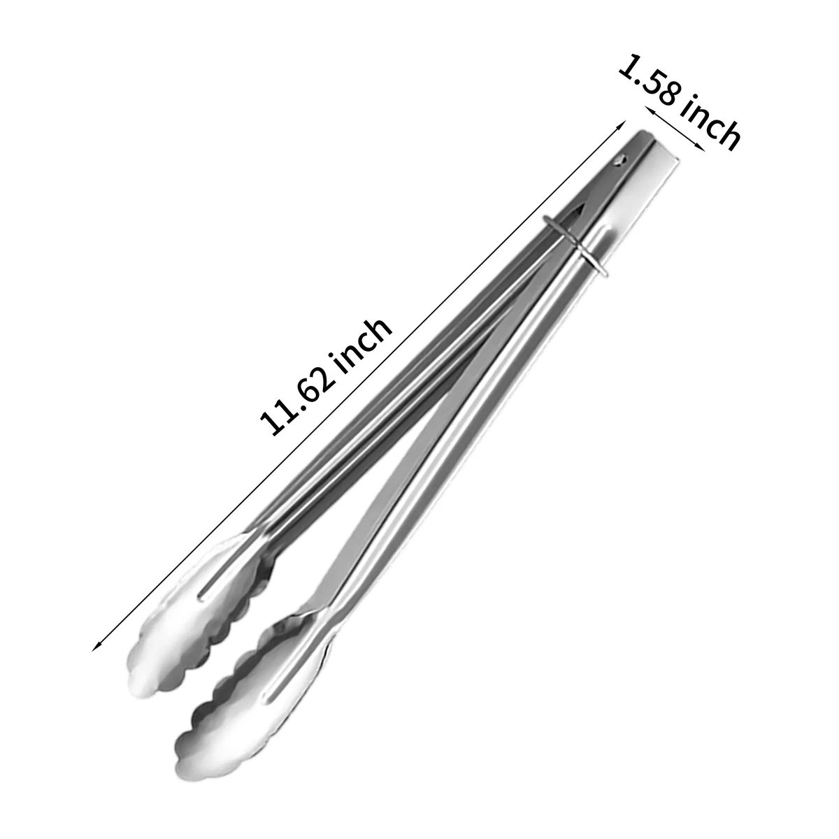 Professional Stainless Steel Tongs with Custom Engraving 3