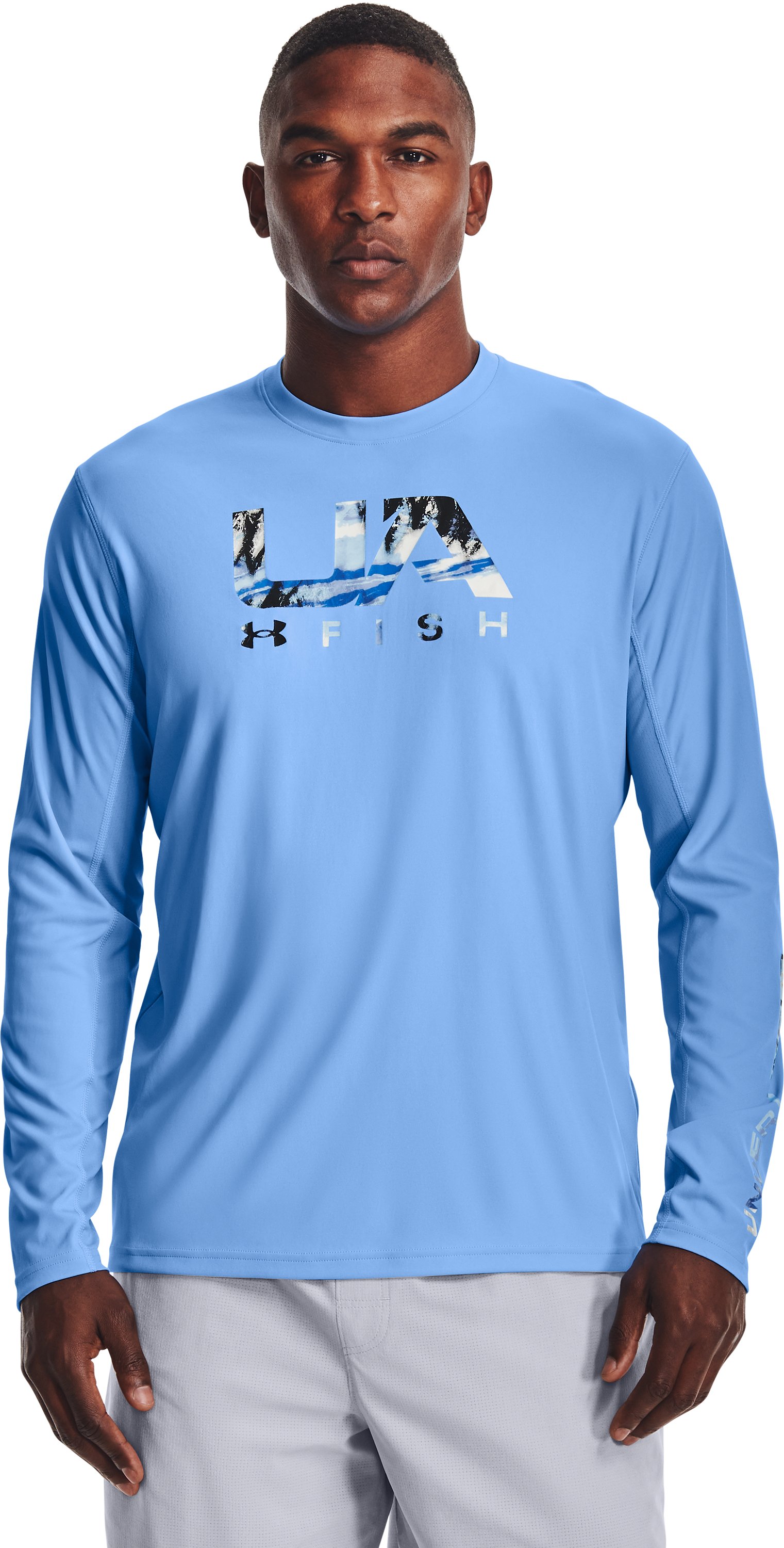 Men's UA Iso-Chill Shorebreak Fill Long Sleeve 3