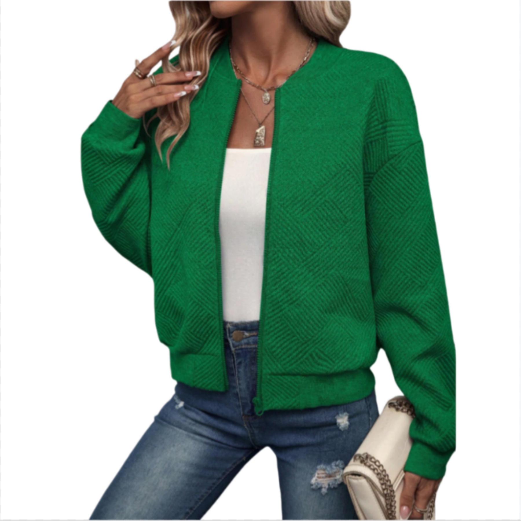 Women Zip Up Sweatshirt 11