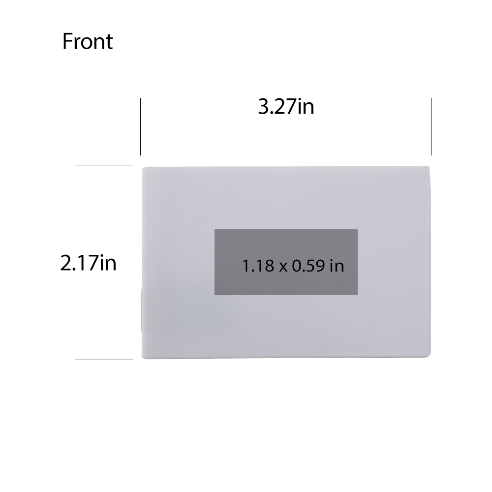 Naperville White/Off White Credit Card USB Flash Drive