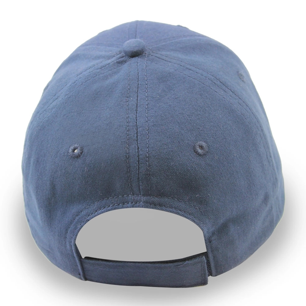 6 Panel Structured Classic Baseball Cap Cotton Twill
