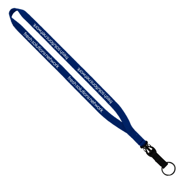 1/2" Smooth Nylon Slide Release Lanyard 56
