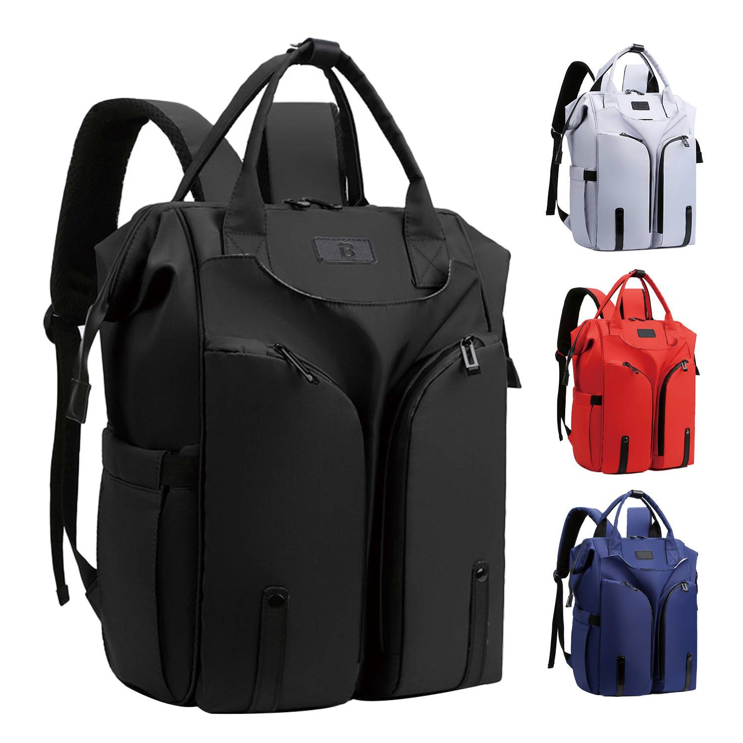 Oxford Water Resistant Travel Laptop Mommy Backpack 5
