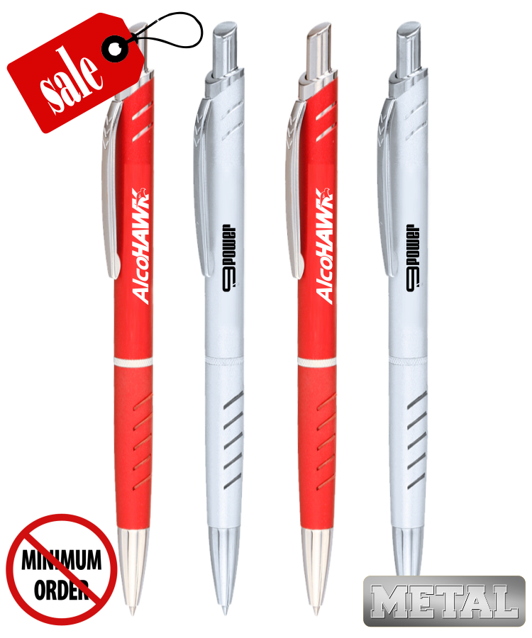 Closeout - Posh - Colored Metal clicker Pen 1