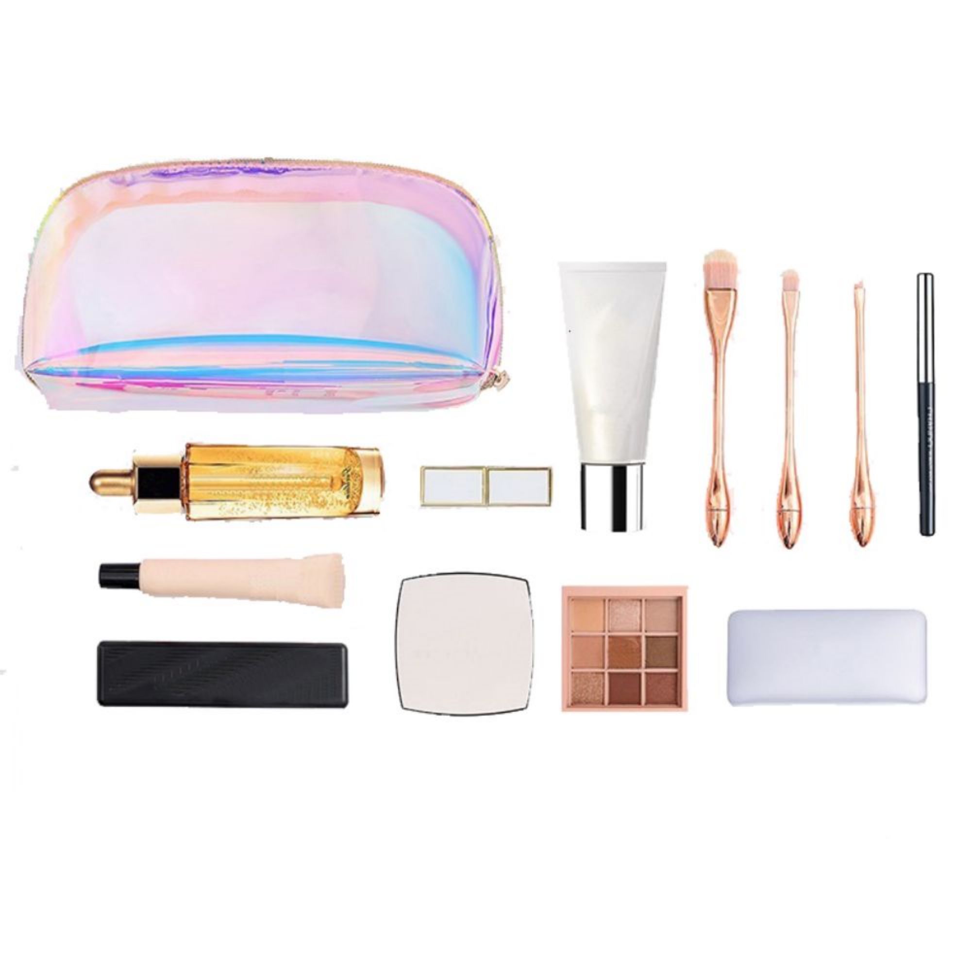 TPU Holographic Clear Makeup Bag 3