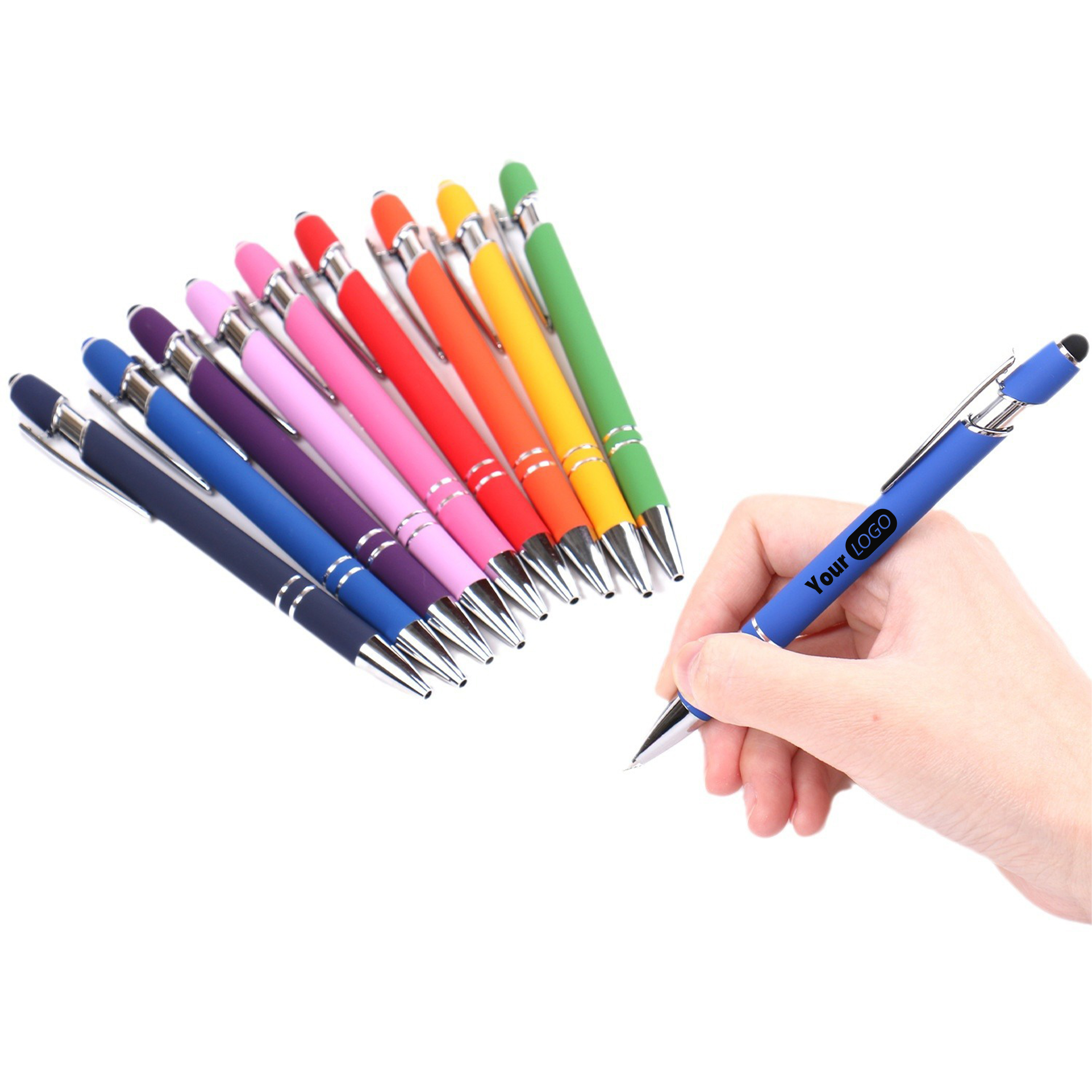 Steel Customizable Multi-Color Touchscreen Touch Pen 2