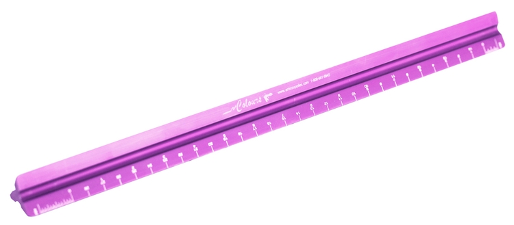 12" Architect Solid Scale - Aluminum 12