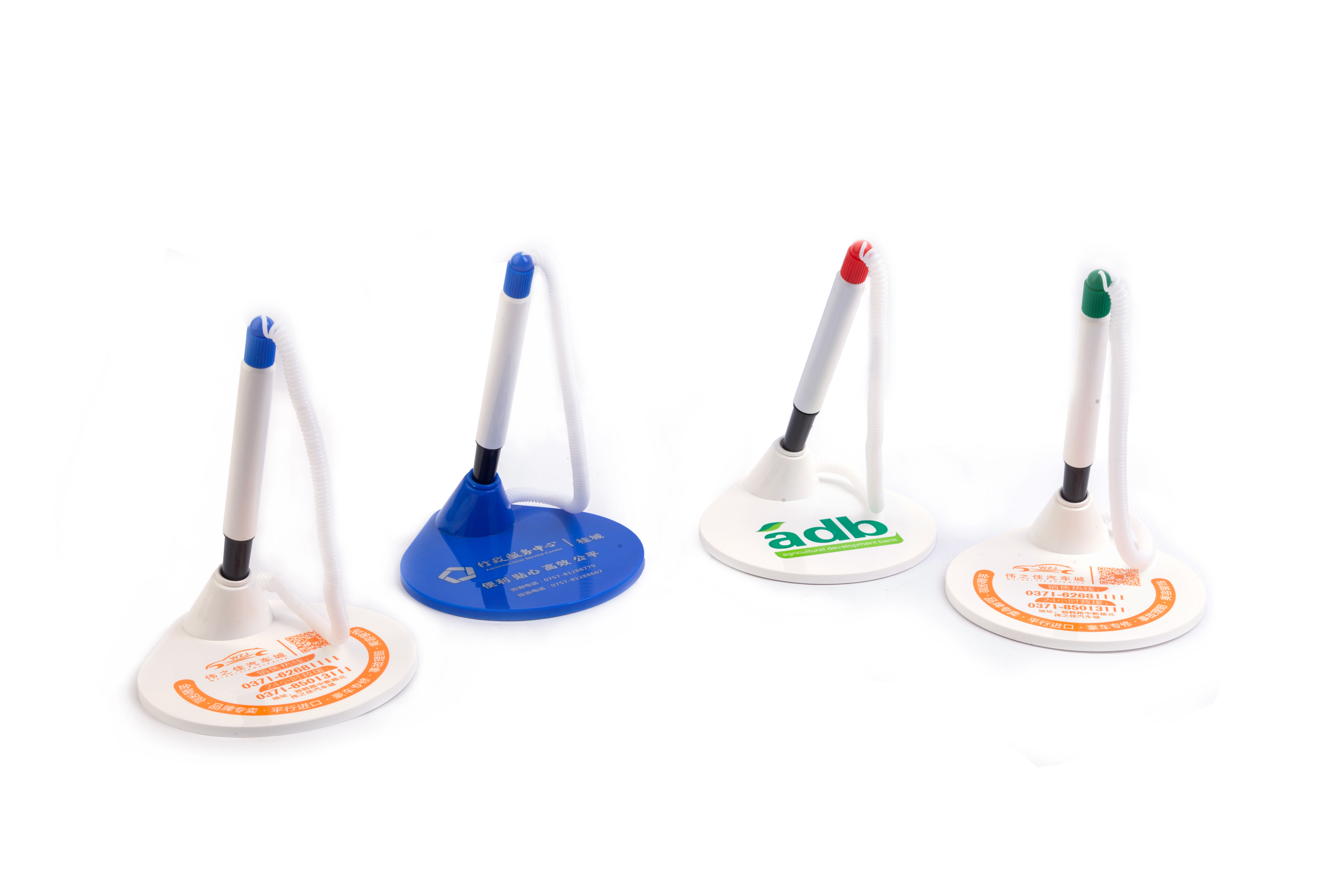 Reception Ballpoint Pen Stand w/ Retractable Cord 2