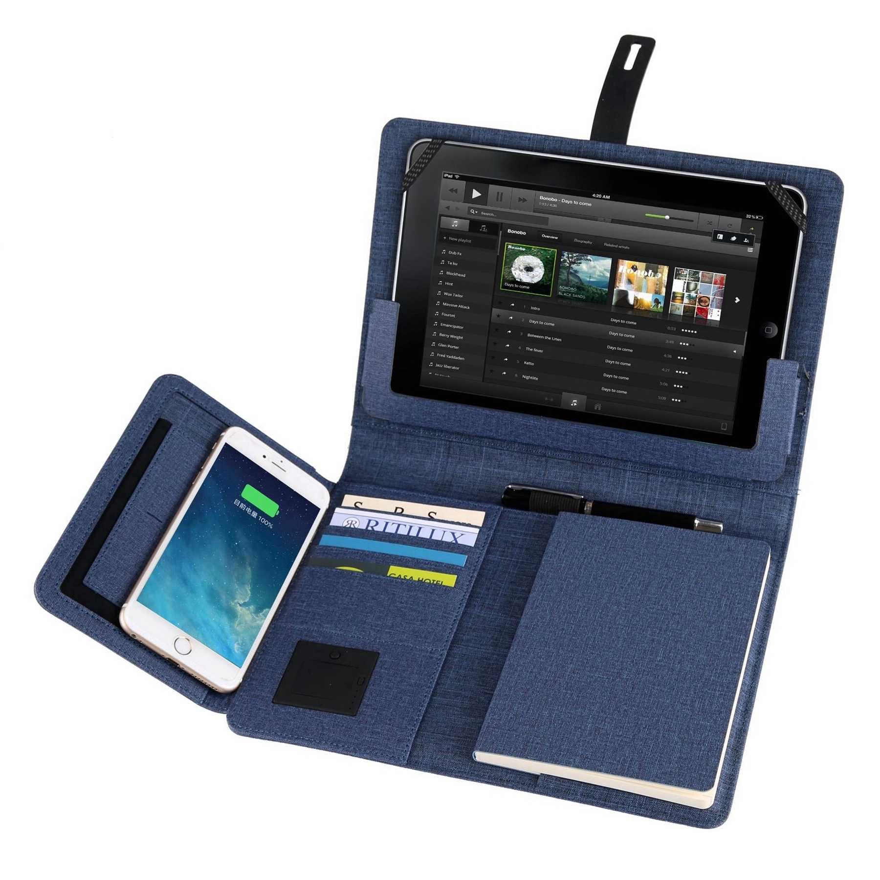 Multifunctional A5 Notebook with 6000 mAh Power Bank 1