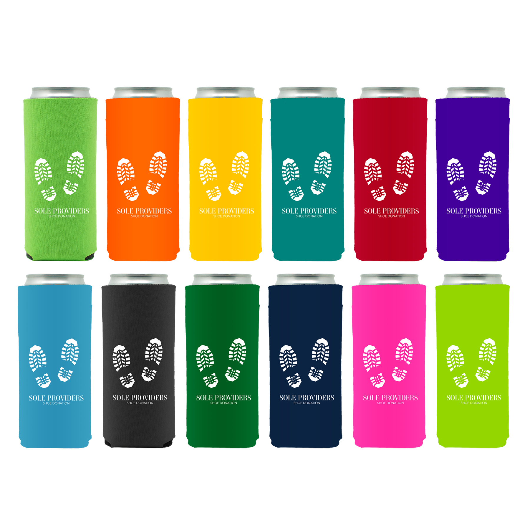 12oz. Slim Neoprene Seltzer can cooler