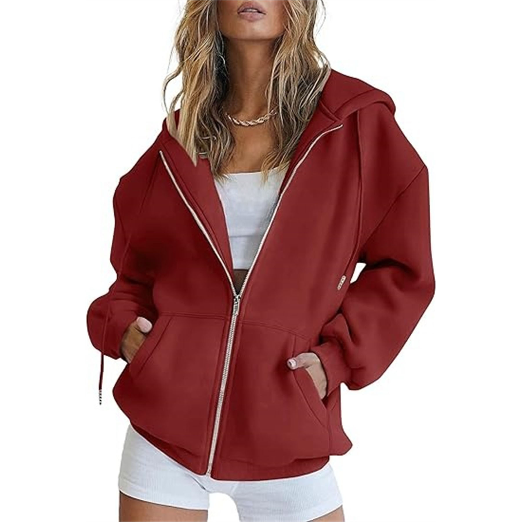Women's Hoodies Casual Long Sleeve Track Jacket 19