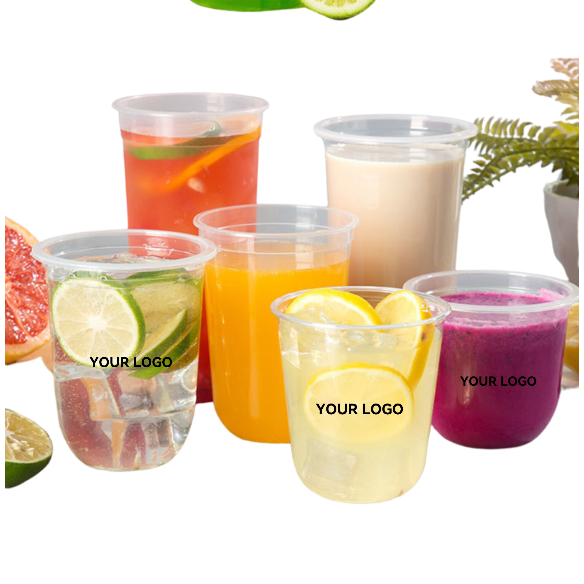 Clear Plastic Disposable Coffee Cups 1