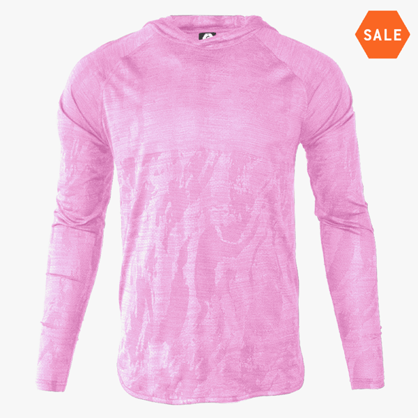 #U212 / Covert Camo LT WT Droptail LS Hoodie (Unisex) 3