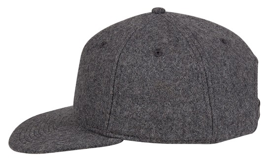 OTTO CAP® 6 Panel Mid Profile Flat Visor Strapback Hat 4