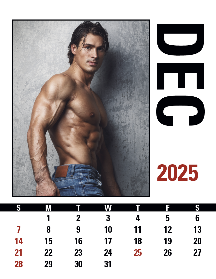 Triumph® Calendars Press-N-Stick Male Call Calendar 38