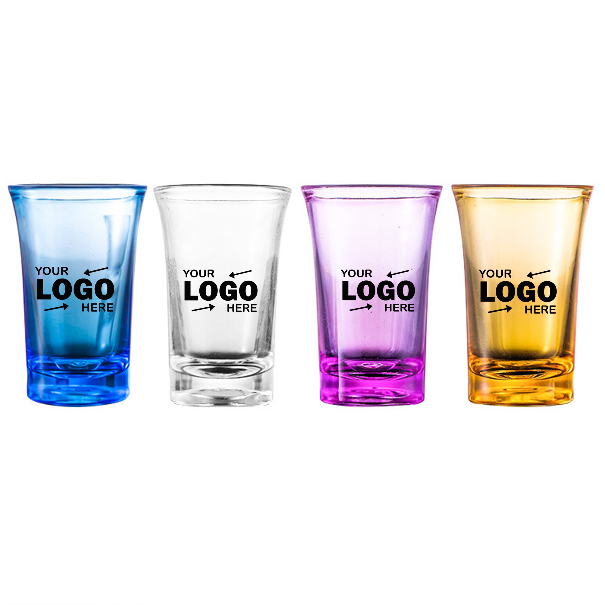 1.2oz PS Material Shot Glass With Smooth Texture 2