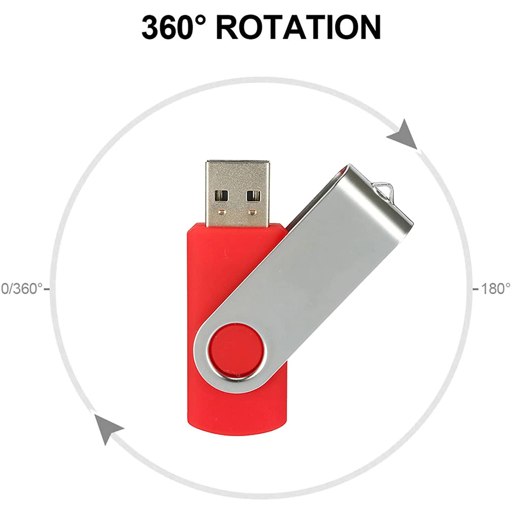 Swivel USB Flash Drive 1GB 4
